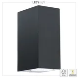 LED's light Außenwandleuchte LED 2xGU10 schwarz