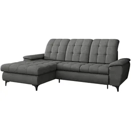 Mirjan24 Ecksofa Dunkelgrau, 5-Sitzer, L-Form,L-Form, 260x182 cm, Wohnzimmer, Sofas & Couches, Wohnlandschaften, Ecksofas