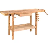 DEMA Holz-Werkbank 137 x 50 x 86 (20901)