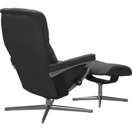 Stressless Stressless® Relaxsessel »Mayfair«, mit Cross Base, Größe S, M & L, Holzakzent Schwarz grau