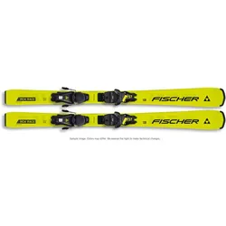 FISCHER Kinder Racing Ski RC4 RACE JR (130-150), Gelb, 130