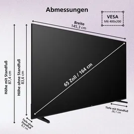 JVC LT-65VRQ3555 65 Zoll Fire TV 4K QLED Smart TV (2026)