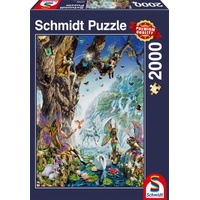 Schmidt Spiele Schmidt 57386 - Im Tal der Wasserfeen, Puzzle, 2.000 Teile