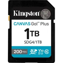 Kingston Canvas Go! Plus Gen4 1TB SDXC Speicherkarte (200 MB/s, C10 UHS-I U3 V30)