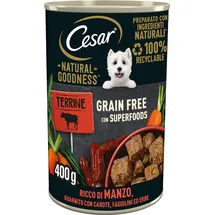 Cesar Natural Goodness Rind und Gemüse 6 x 400 g