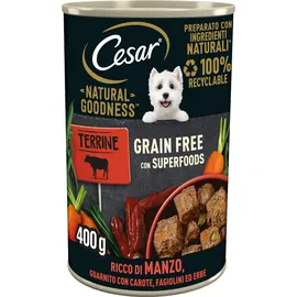 Cesar Natural Goodness Rind und Gemüse 6 x 400 g