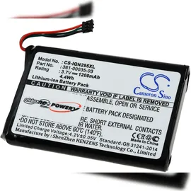 Powery Akku für Navigation GPS Garmin nüvi 2597 LMT
