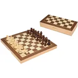 Philos 2615 - Schachkassette mit Schachfiguren, Feld 30 mm, KH 63mm, Reise
