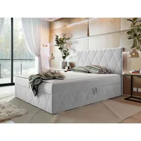 Mirjan24 Boxspringbett Simoti (mit Hauptmatratze, Topper), 140, 160, 180