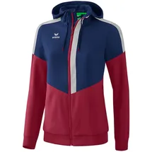 Erima Squad Präsentationsjacke Damen Blau 36