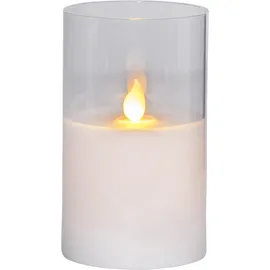 Star Trading M-Twinkle LED-Kerze 15 cm weiß