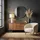 Wohnling Wandspiegel Rund 60 x 60 cm Schwarz