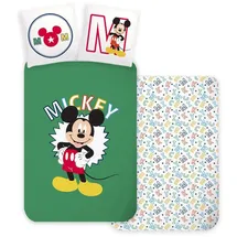 Javoli Mickey Letters Kinderbettwäsche 100×135 cm, 40×60 cm