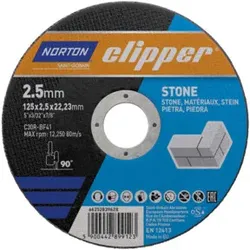 CLIPPER Trennscheibe Stein C30R-125x2.5x22.23mm