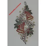 PLAUENER SPITZE Fensterbild WEIHNACHTSGLOCKEN Fensterbilder GLOCKEN Weihnachten
