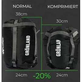 Explorer Mumienschlafsack EXPLORER GRÖNLAND Winter Schlafsack -23°C XXL 1900g Camping