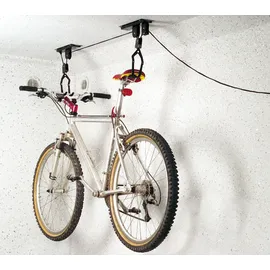 Hi Fahrradlift Fahrradgarage Metall schwarz, Tragkraft 20 kg