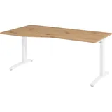 bümö Schreibtisch Asteiche / Weiß