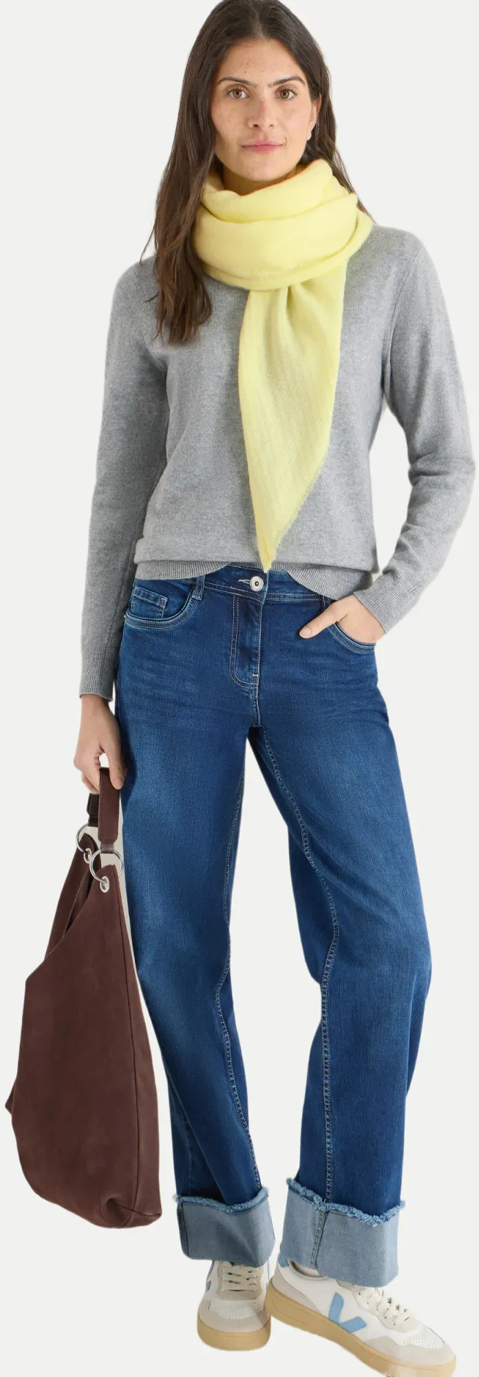 Dreieck Tuch Solid Triangle Grau