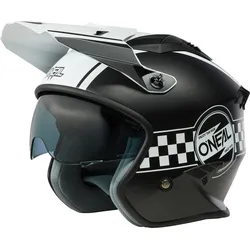 Oneal Volt Cleft Trial Helm, schwarz-weiss, Größe M für Männer