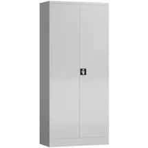 Lüllmann Mehrzweckschrank Spind Spindschrank abschließbar 1800 x 800 x 380 mm, lichtgrau