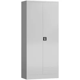 Lüllmann Mehrzweckschrank Spind Spindschrank abschließbar 1800 x 800 x 380 mm, lichtgrau