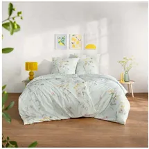 Estella Primavera Wiesenblumen Mint 155 x 220 cm + 80 x 80 cm