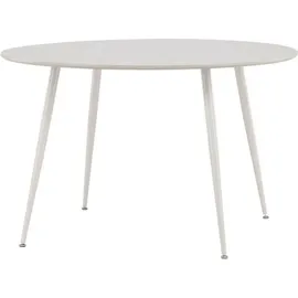 BOURGH Esszimmertisch PLAZA Ø120x75cm - runder Esstisch in beige