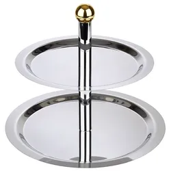 APS 33238 Etagère, 2-stufig -FINESSE-  Ø 38/32 cm, H: 30 cm
