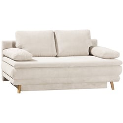 Schlafsofa Boyd Stoff Beige Natur