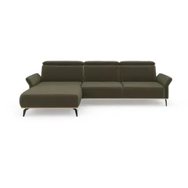 Home Affaire Eckcouch Polyester 3-Sitzer Grün