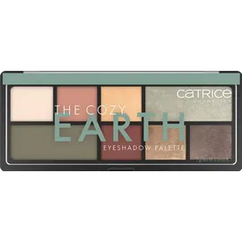 Catrice The Cozy Earth Eyeshadow Palette, Lidschatten, Mehrfarbig, 8 Farben, langanhaltend, Expressergebnis, hochpigmentiert, vegan, ohne Mikroplastikpartikel, ohne Parfüm, ölfrei, 1er Pack (9g)