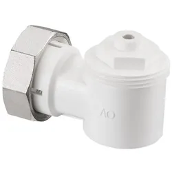 Oventrop Winkeladapter Thermostatventil Heizkörper M 30 x 1,5 weiß