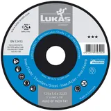Lukas Trennscheibe Progress*** gerade Form 125 x 1,0 x 22,23 mm Inhalt: 25 Stück