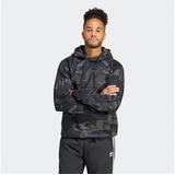 adidas Originals Langarmshirt CAMO HOODIE schwarz XL