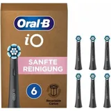 Oral-B iO Sanfte Reinigung Aufsteckbürste schwarz 6 St.