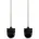 4 x Toilettenbürste Wc Ersatz Abnehmbarer Bürstenkopf Klobürste ohne Halter Hxd 36 x 8 cm Wc-bürste schwarz