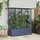 vidaXL Hochbeet mit Rankgitter und Dach 162,5 x 40 x 138 cm Grau