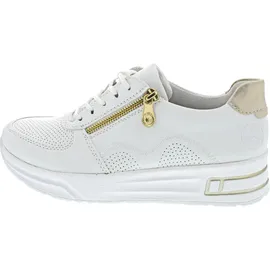 Rieker N8100 Damen Weite Weit/Beige/Weiß 38
