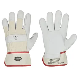 Stronghand Handschuh Stierkopf Rind Vollleder Natur CAT 2