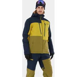 Skijacke Atlas Allmountain Herren GELB|türkisblau|GRÜN M