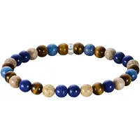 Thomas Sabo Armband »Bead Armband, A2193-926-7-L21«, mit Dumortierit, Tigerauge,