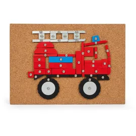 Small Foot Company Hämmerchenspiel Fahrzeuge der Stadt Blau
