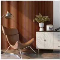 [neu.holz] Akustik Wandpaneele Vang braun 16 St. 11,52 x