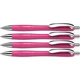 Schneider Slider Rave XB Kugelschreiber pink/silber, 4er-Pack 132554