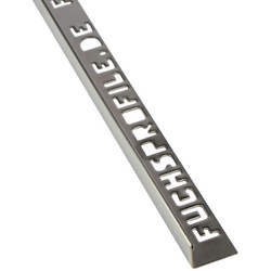 Fuchs Design Fliesenschiene, BxL: 2,4 x 250 cm, Edelstahl - silberfarben