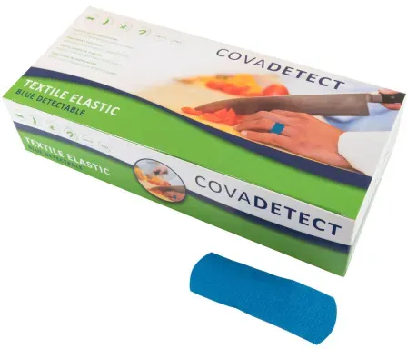Cova Detect Sichtbares Textil Wundpflaster 25x72mm Blau 100 Stück (2572T)