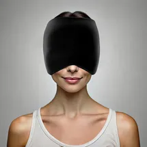 Newgen Medicals 360°-Migräne-Maske zum Kühlen und Wärmen 2 Gel-Lagen