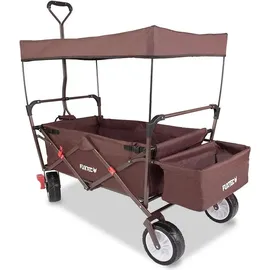 FUXTEC Fuxlife Einsteiger Bollerwagen FX-CT350 Braun