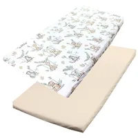 TupTam Baby Spannbettlaken Kinder Spannbetttuch für Babybett Kinderbett 2er